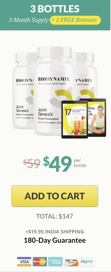 Joint Genesis for joint Pain Relief